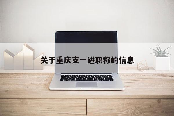 關于重慶支一進職稱的信息