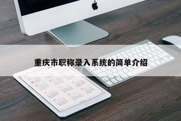 重慶市職稱錄入系統的簡單介紹